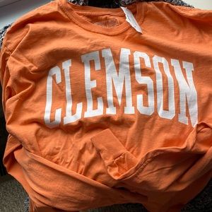 Sherbet Orange Clemson Long Sleeve